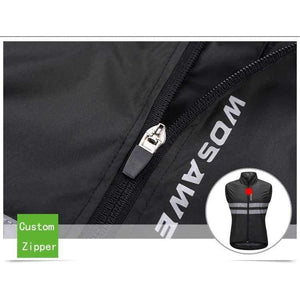 Planet Gates WOSAWE Reflective Cycling Vests Sleeveless Windproof Shirts MTB Road Bike Bicycle Jersey Top Cycle Clothing Wind Coat