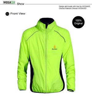 Planet Gates WOSAWE Windproof Cycling Jackets Men Women Riding Waterproof Bicycle Clothing Bike Long Sleeve Jerseys Sleeveless Vest Wind Coat