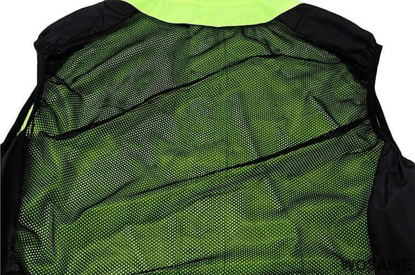 Planet Gates WOSAWE Windproof Cycling Jackets Men Women Riding Waterproof Bicycle Clothing Bike Long Sleeve Jerseys Sleeveless Vest Wind Coat