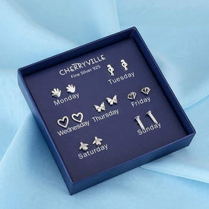 Planet Gates WR060-13 100 Pairs/Set Random Plant Fruit Animal Stud Earrings For Women Girls Kids Jewelry Cute Bear Polymer Clay Earring Set Mix Gifts