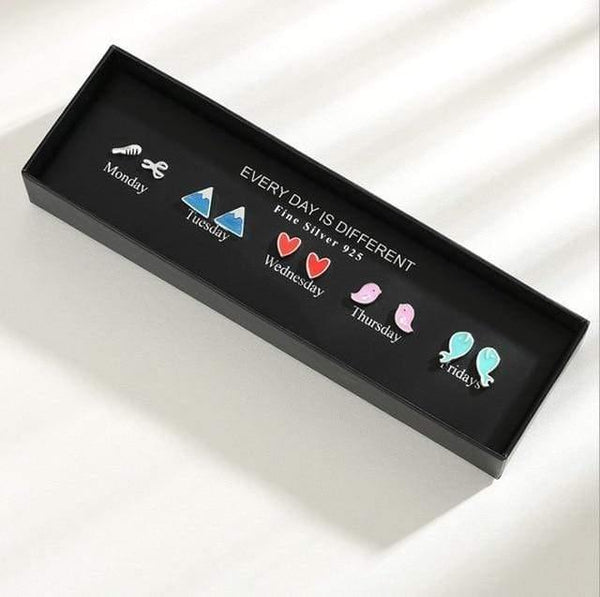 Planet Gates WR115-11 100 Pairs/Set Random Plant Fruit Animal Stud Earrings For Women Girls Kids Jewelry Cute Bear Polymer Clay Earring Set Mix Gifts