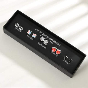 Planet Gates WR115-13 100 Pairs/Set Random Plant Fruit Animal Stud Earrings For Women Girls Kids Jewelry Cute Bear Polymer Clay Earring Set Mix Gifts