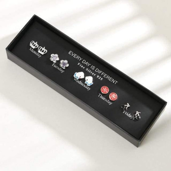 Planet Gates WR115-14 100 Pairs/Set Random Plant Fruit Animal Stud Earrings For Women Girls Kids Jewelry Cute Bear Polymer Clay Earring Set Mix Gifts