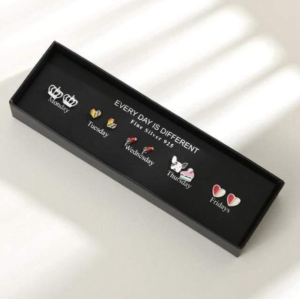 Planet Gates WR115-2 100 Pairs/Set Random Plant Fruit Animal Stud Earrings For Women Girls Kids Jewelry Cute Bear Polymer Clay Earring Set Mix Gifts