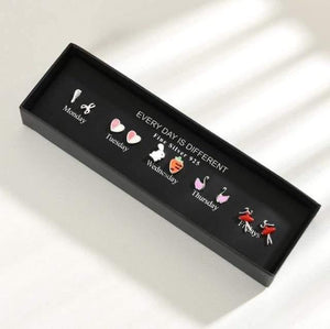 Planet Gates WR115-6 100 Pairs/Set Random Plant Fruit Animal Stud Earrings For Women Girls Kids Jewelry Cute Bear Polymer Clay Earring Set Mix Gifts