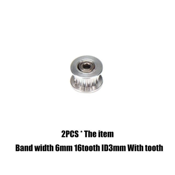 Planet Gates WT ID3X6X16tooth gt2 timing belt pulley 6mm 10mm bandwidth 16 teeth  20 teeth tooth tensioner bore 3mm 4mm 5mm inner hole roller MXL pulley