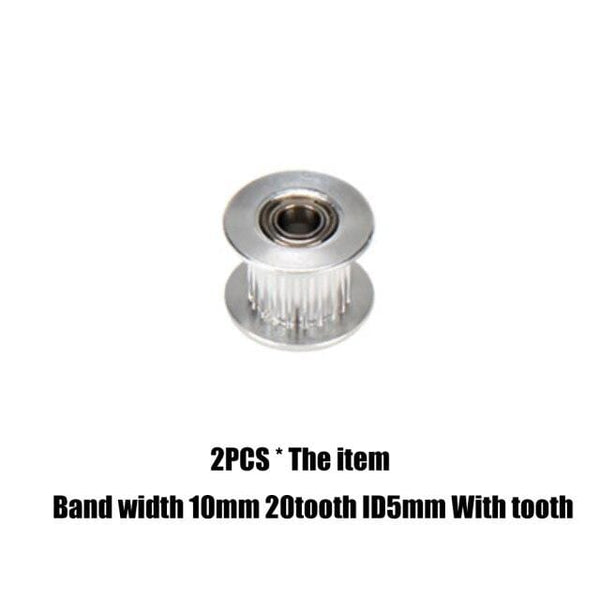 Planet Gates WT ID5X10X20tooth gt2 timing belt pulley 6mm 10mm bandwidth 16 teeth  20 teeth tooth tensioner bore 3mm 4mm 5mm inner hole roller MXL pulley