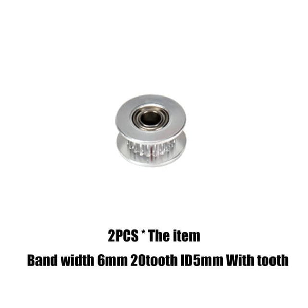 Planet Gates WT ID5X6X20tooth gt2 timing belt pulley 6mm 10mm bandwidth 16 teeth  20 teeth tooth tensioner bore 3mm 4mm 5mm inner hole roller MXL pulley