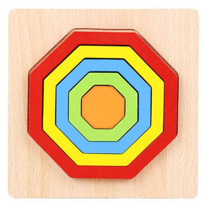 Planet Gates WT154A Kids Montessori Puzzle Toys Animals Fruit Graph Match Card Game Early Educational Materials Double-sided Puzzle Toy For Children