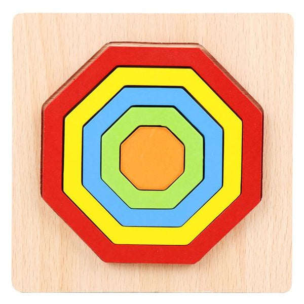 Planet Gates WT154A Kids Montessori Puzzle Toys Animals Fruit Graph Match Card Game Early Educational Materials Double-sided Puzzle Toy For Children