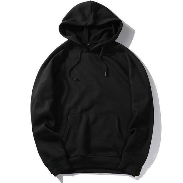 Planet Gates WY18 Black / S USA SIZE Fashion Color Hoodies Men's Thick Clothes Winter Sweatshirts Men Hip Hop Streetwear