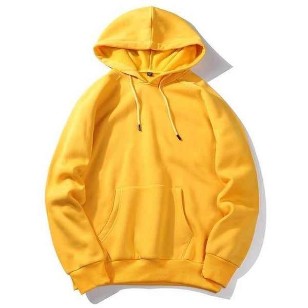 Planet Gates WY18 yellow / S USA SIZE Fashion Color Hoodies Men's Thick Clothes Winter Sweatshirts Men Hip Hop Streetwear