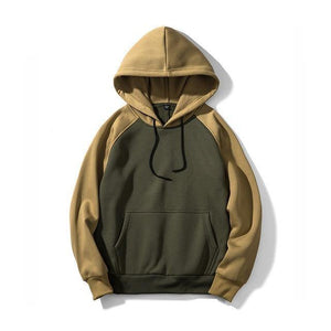 Planet Gates WY39 Army Green / S USA SIZE Fashion Color Hoodies Men's Thick Clothes Winter Sweatshirts Men Hip Hop Streetwear