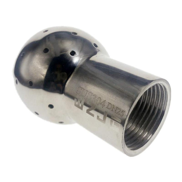 WZJG 1/2" Thread Female Cleaning Spray Ball Stainless Steel Sanitary Pipe Fittings Fix/Rotary Tank Cleaning Ball Head