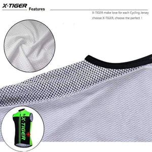 Planet Gates X-Tiger Summer Sleeveless Cycling Jersey Vest  MTB Bike Jersey Ropa Ciclista Hombre Maillot Ciclismo Racing Bicycle Clothing