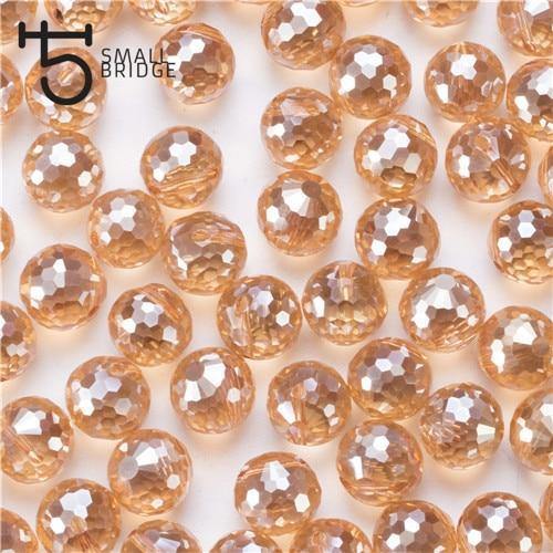 Planet Gates X003 / 10mm 20pcs Austria Ab Color Faceted Large Crystal Beads for Jewelry Making Diy Bracelet Material Perles Loose Round Glass Beads X002