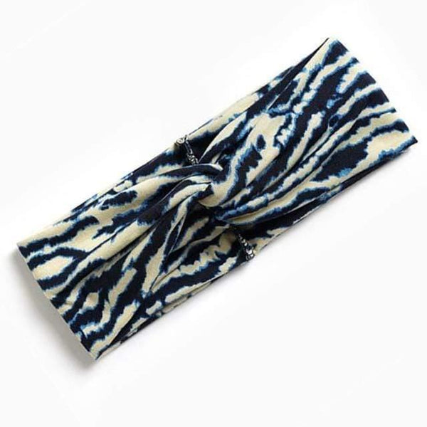 Boho Flower Headbands For Women Vintage Strecth Hairbands Bows Headband Yoga Turban Headwrap Girls Hair Accessories