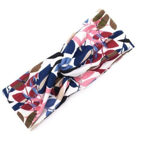 Boho Flower Headbands For Women Vintage Strecth Hairbands Bows Headband Yoga Turban Headwrap Girls Hair Accessories