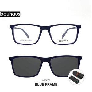 Planet Gates X3174C2 and -1 Magnet Sunglasses Clip Mirrored Clip on Magnetic Sunglasses Clip on Glasses Men Polarized Clip Custom Prescription Myopia