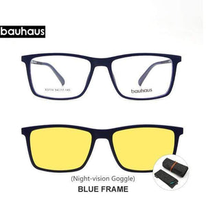 Planet Gates X3174C2 and -2 Magnet Sunglasses Clip Mirrored Clip on Magnetic Sunglasses Clip on Glasses Men Polarized Clip Custom Prescription Myopia