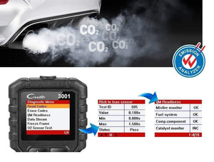 Planet Gates X431 CR3001 Full OBD2 Scanner OBD 2 Engine Code Reader Creader 3001 Car Diagnostic tool PK CR319 AD310 ELM327 Scan tool