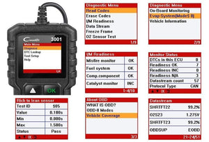 Planet Gates X431 CR3001 Full OBD2 Scanner OBD 2 Engine Code Reader Creader 3001 Car Diagnostic tool PK CR319 AD310 ELM327 Scan tool