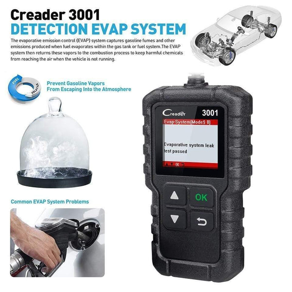 Planet Gates X431 CR3001 Full OBD2 Scanner OBD 2 Engine Code Reader Creader 3001 Car Diagnostic tool PK CR319 AD310 ELM327 Scan tool