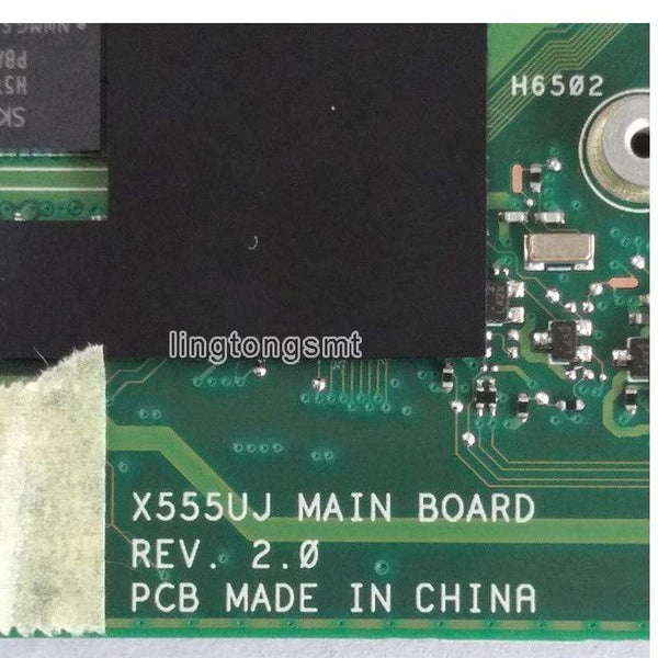 Planet Gates X555UJ REV 2.0 motherboard I5-6200U 4G RAM For Asus X555UJ X555UF X555UQ X555UB X555U F555U A555U K555U Laptop motherboard