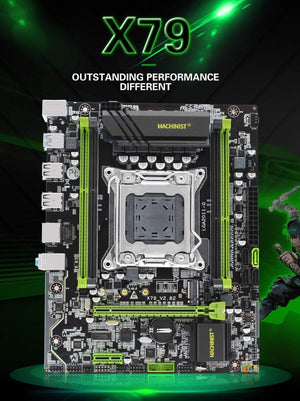 Planet Gates X79 LGA2011 desktop motherboard LGA 2011 support DDR3 REG ECC RAM Intel Xeon E5 v1&v2 processor X79 V2.82 mainboard