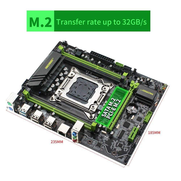 Planet Gates X79 LGA2011 desktop motherboard LGA 2011 support DDR3 REG ECC RAM Intel Xeon E5 v1&v2 processor X79 V2.82 mainboard