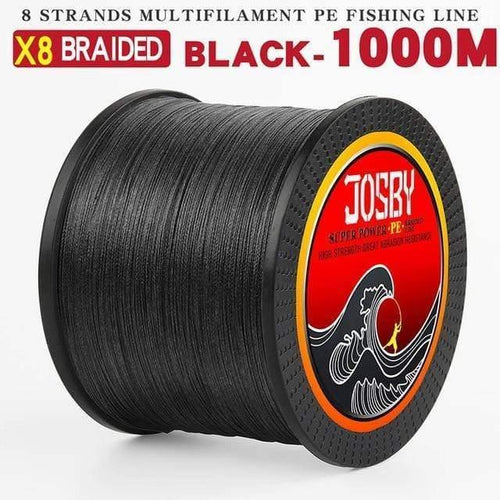Planet Gates X8-1000M-Black / 1.0 300M 500M 1000M  8 Strands 10-78LB New PE Braided Fishing Wire Multifilament Super Strong Fishing Line Japan Multicolour