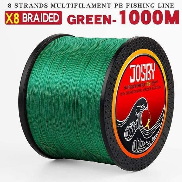 Planet Gates X8-1000M-Green / 1.0 300M 500M 1000M  8 Strands 10-78LB New PE Braided Fishing Wire Multifilament Super Strong Fishing Line Japan Multicolour
