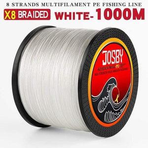 Planet Gates X8-1000M-White / 1.0 300M 500M 1000M  8 Strands 10-78LB New PE Braided Fishing Wire Multifilament Super Strong Fishing Line Japan Multicolour