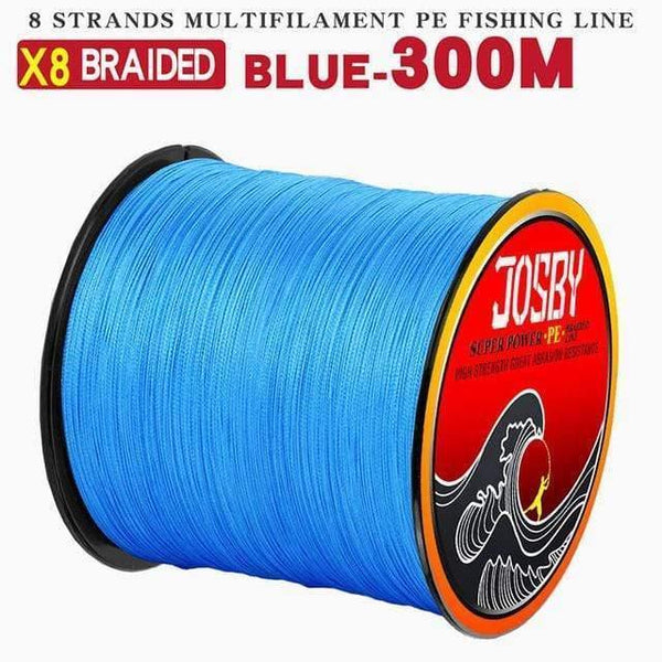 Planet Gates X8-300M-Blue / 1.0 300M 500M 1000M  8 Strands 10-78LB New PE Braided Fishing Wire Multifilament Super Strong Fishing Line Japan Multicolour