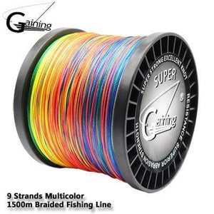 Planet Gates X9 1500M Multi / 20-0.9mm-200lb / Mainline Fishing Wire Line 9 Strands 300m 500m 1000m 1500m Braid Wire Super Multicolor PE Braided  Strong Strength Fish Line 20LB-200LB