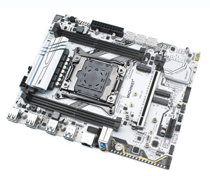 Planet Gates X99 desktop motherboard LGA 2011-3 set kit with xeon E5 2630L V3 processor and 16G(2*8G) DDR4 RAM memory mainboard X99-K9
