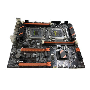 Planet Gates X99 Dual Computer LGA2011 CPU RECC DDR4, placa base con juego de pollo para comer X79 Dual CPU Motherboard