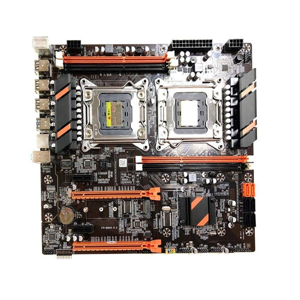 Planet Gates X99 Dual Computer LGA2011 CPU RECC DDR4, placa base con juego de pollo para comer X79 Dual CPU Motherboard