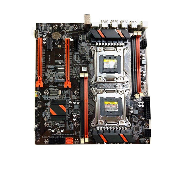 Planet Gates X99 Dual Computer LGA2011 CPU RECC DDR4, placa base con juego de pollo para comer X79 Dual CPU Motherboard