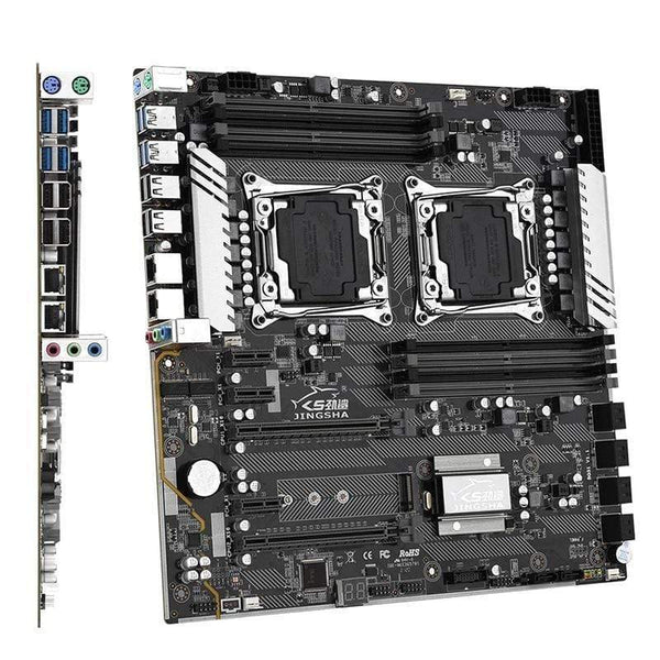 Planet Gates X99 Dual CPU Motherboard Intel Xeon LGA 2011-3 E5 V3 V4 CPU 8 DDR4 Slots ECC REG M.2 NVME USB3.0 E-ATX Server Mainboard