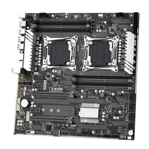 Planet Gates X99 Dual CPU Motherboard Intel Xeon LGA 2011-3 E5 V3 V4 CPU 8 DDR4 Slots ECC REG M.2 NVME USB3.0 E-ATX Server Mainboard