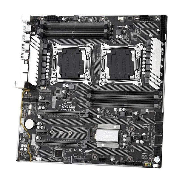 Planet Gates X99 Dual CPU Motherboard Intel Xeon LGA 2011-3 E5 V3 V4 CPU 8 DDR4 Slots ECC REG M.2 NVME USB3.0 E-ATX Server Mainboard