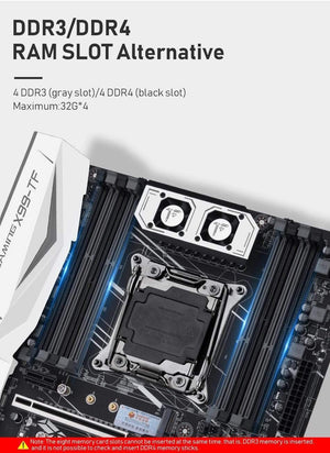 Planet Gates X99 TF Motherboard combo kit set CPU Intel XEON E5 2678 V3 Memory 4*8G DDR3 RECC 1600 memory M.2 NVME USB3.0 ATX