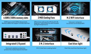 Planet Gates X99 TF Motherboard combo kit set CPU Intel XEON E5 2678 V3 Memory 4*8G DDR3 RECC 1600 memory M.2 NVME USB3.0 ATX