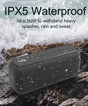 Planet Gates XDOBO X8 5.0 Bluetooth 60W Portable Speaker Deep Bass Soundbar with IPX5 Waterproof Speaker 360° Surround Sound Voice Assistant
