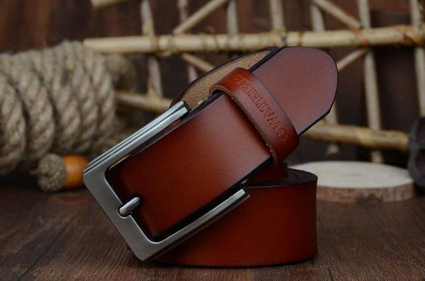 Planet Gates XF001 brown / 105cm Men belt cow genuine leather designer belts for men high quality fashion vintage male strap for jeans