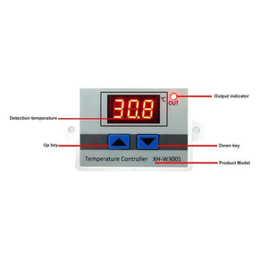 Planet Gates Xh-W3001 Digital Thermostat Temperature Switch Microcomputer Temperature Controller Temperature Control Switch