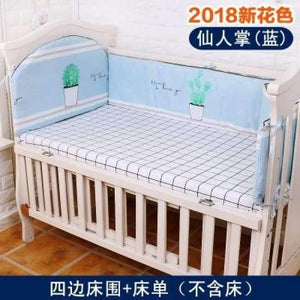 Planet Gates xian ren zhang lan Bedding Sets For Baby 5 pcs/set Thickening Baby Bed Bumper Protector Baby Bedding Set Includes Bed Sheet Cotton Bumper