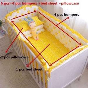 Planet Gates xiaohuanguan 6pcs/set Blue Universe Design Crib Bedding Set Cotton Toddler Baby Bed Linens Include Baby Cot Bumpers Bed Sheet Pillowcase