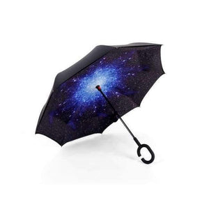 Planet Gates xingkong Reverse Folding Double Layer Inverted Umbrella Self Stand rain/sun women/men high quality 2017 Child dropshipping